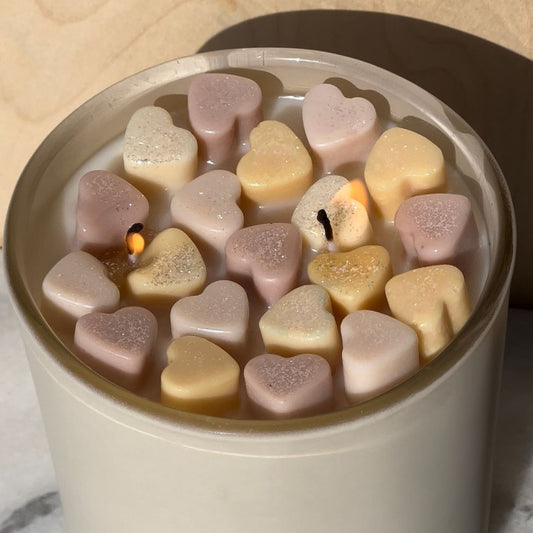 Neutral Melt My Candy Heart Candle